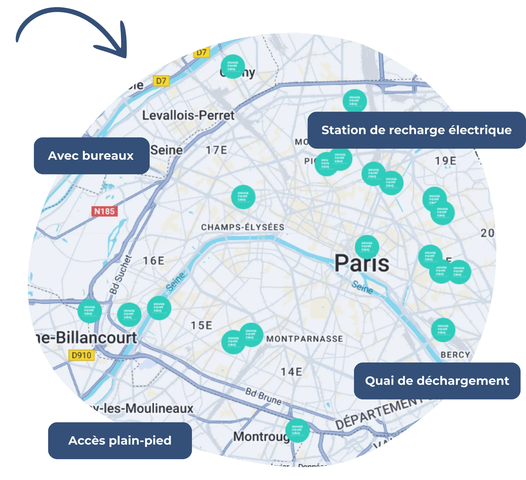 location entrepôt paris