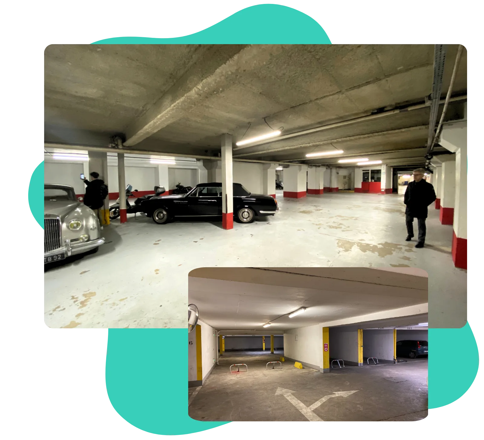 étage de parking privatisé