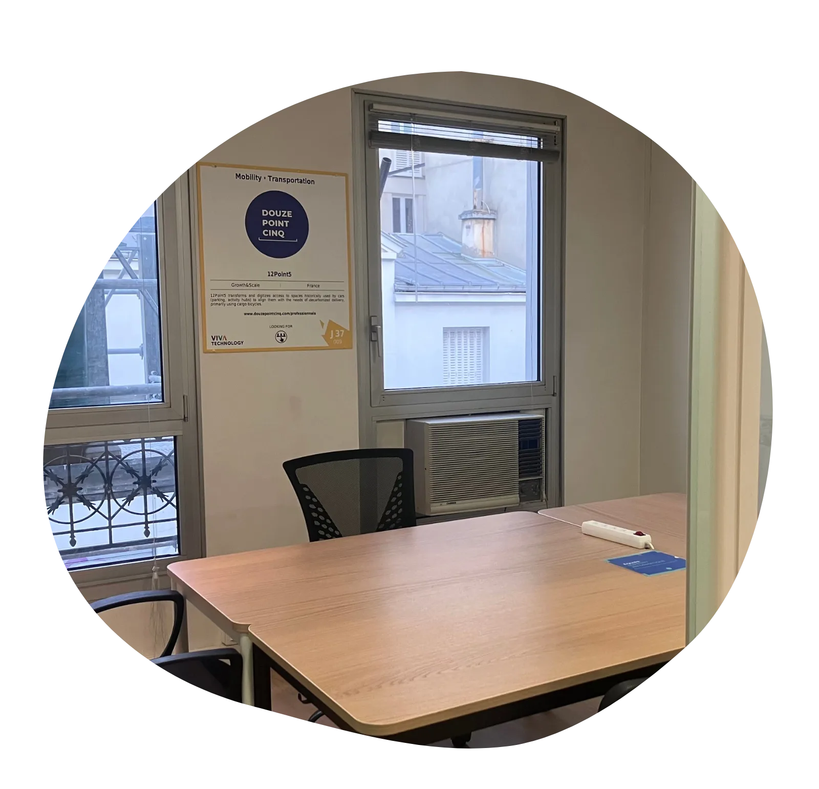 service inclus dans les bureaux douzepointcinq